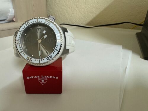 Swiss Legend Men's Neptune 21848P Gray phantom dial watch 48mm