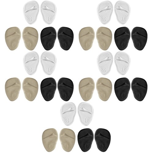 5 Pieces High Heel Insole Woman Miss Invisible Insoles Skin-friendly Foot Pads - Afbeelding 7 van 12