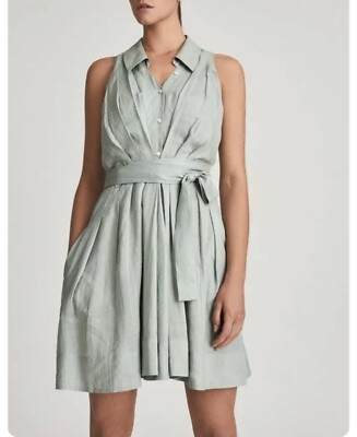reiss sage green dress SO ONLINE AU Women's Maxi Dress, Sage, AU8 US4, Satin Fabric main image 1