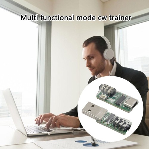 Universal Morse Code CW Trainer CW Learning Equipment for Computer Phone - Zdjęcie 2 z 10