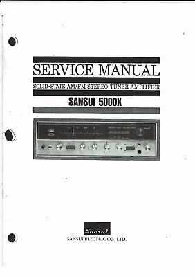 Sansui Service Manual for 5000 x copy | eBay