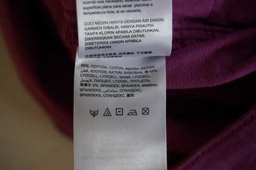 NWT Bebe destruido Heartbreaker Crop Skinny Jeans 28 Púrpura - Imagen 5 de 8