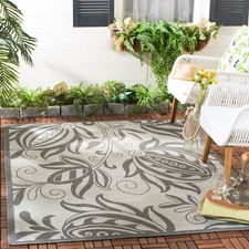 Safavieh Indoor / Outdoor Light Grey Area Rugs - CY6109-78