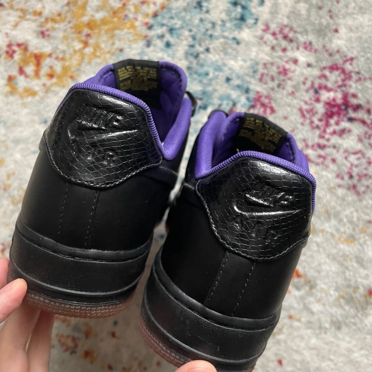 Nike Air Force 1 Low Supreme SUP VT Kobe 453433-001 sz 12 Mamba