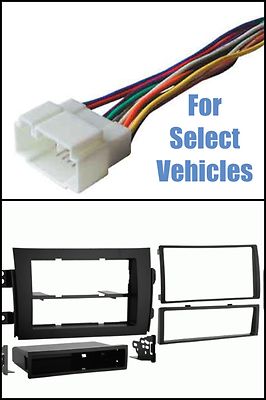 Suzuki SX4 Car Stereo Radio Install Mount Dash Trim Kit + Wire Harness Combo