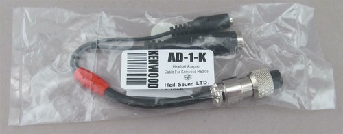 Heil Sound AD-1-K Headset adapter cable: Kenwood 8-pin round. Free S/H - Picture 3 of 3