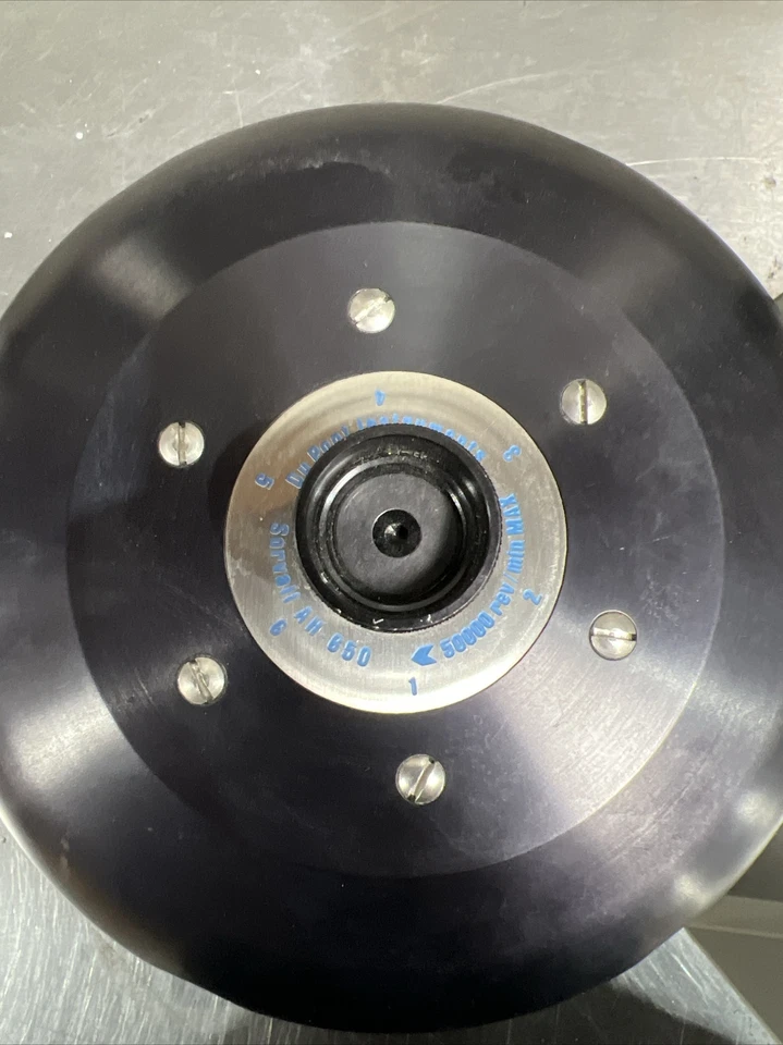 ROTOR CENTRÍFUGO DUPONT SORVALL AH-650 50000 RPM CON 6 TUBOS 38.1 Foto 2 de 4