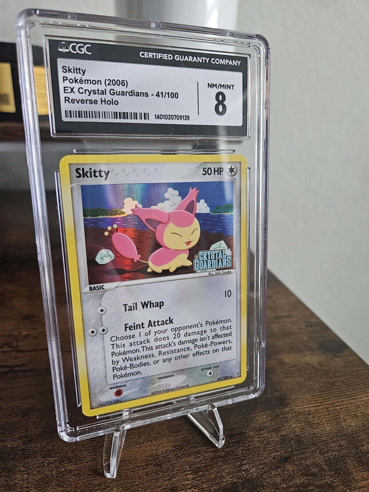 Skitty 41/100 EX Crystal Guardians Reverse Holo