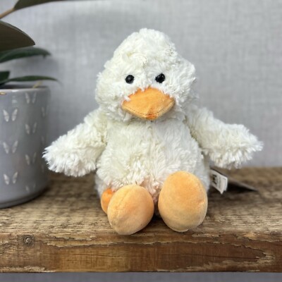 Jellycat Millyboo Ente - kleines weißes lockiges Fell Entlein Küken klein 10 Zoll