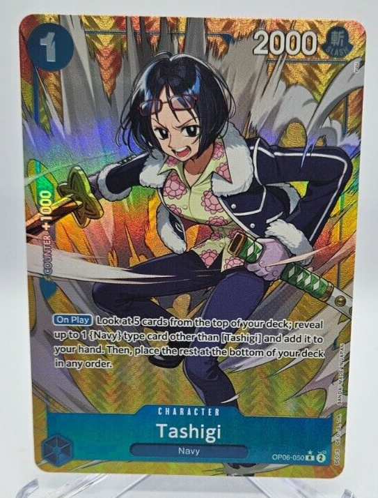 Tashigi (Alternate Art) OP06-050 R One Piece TCG Wings of the