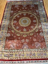 6'7" x 10' New Turkish Oriental Rug - 800 KPSI - Very Fine - Hand Made