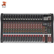 16 Channel Professional Powered Mixer Power Mixing  16 DSP USB NEW