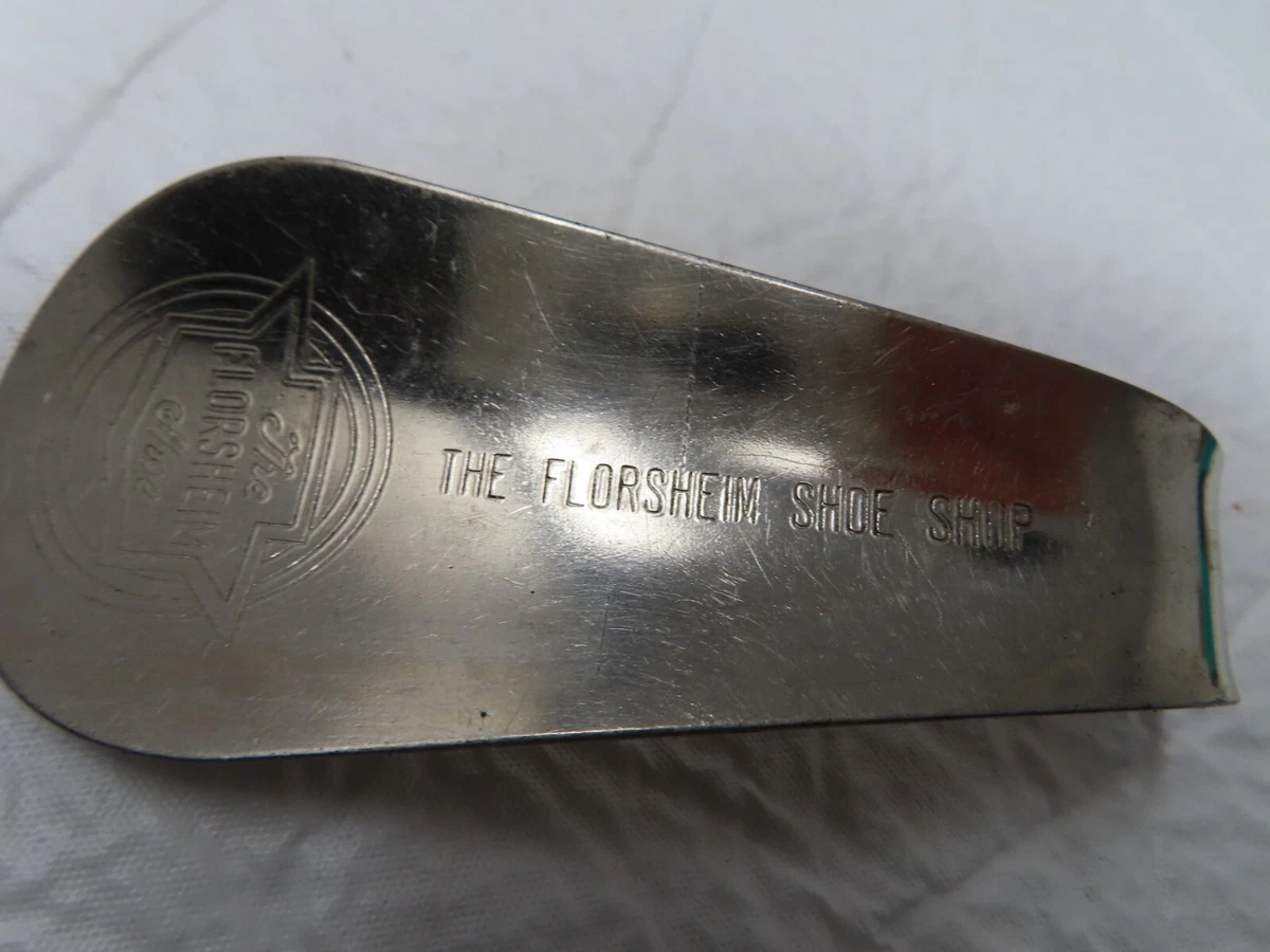 1960s Florsheim Shoes Vintage Steel Shoe Horn Silver eBay