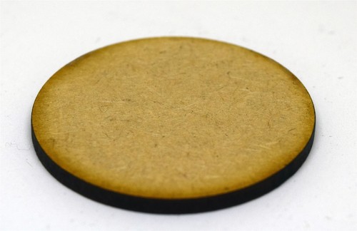 50mm Round MDF Miniature Bases x 10 - Picture 3 of 4