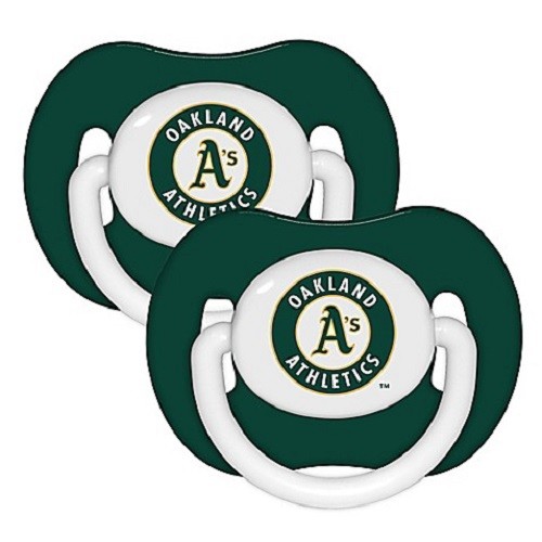Juego de chupetes MLB de escudo de color sólido con agujeros en la tarjeta -Seleccionar- Equipo a continuación - Imagen 6 de 8
