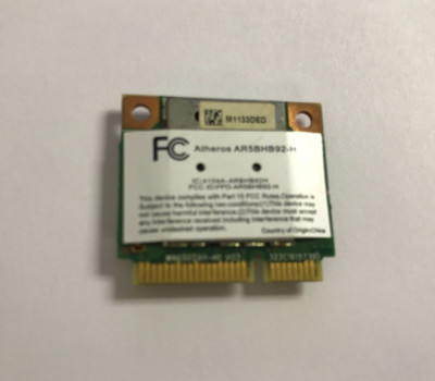 ATHEROS AR5BHB92-H Dual-band 802.11abgn Wireless PCIe HP 580102-001 518437-001