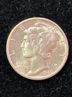 1940 D Mercury Dime Uncirculated Full Bands