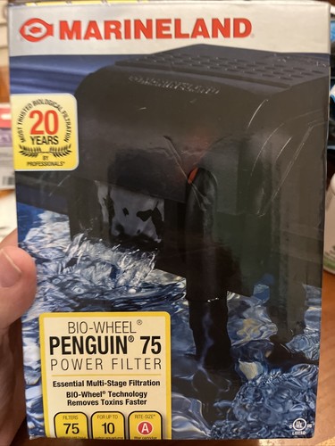 Marineland Penguin 75B Bio Wheel Aquarium Power Filter (up to 10 Gallon Tank)