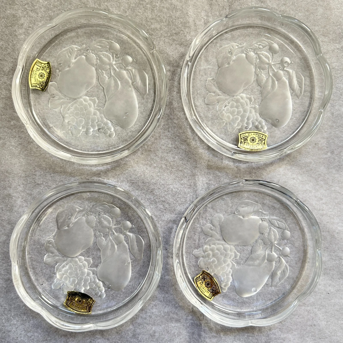 Val St Lambert Coasters In Collectible Coasters for sale | eBay