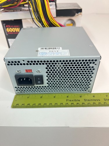 Inland 600W ATX 12V 2.3Ver PC Power Supply PSU Silver Series ATX ILS -600R2 - Afbeelding 4 van 14