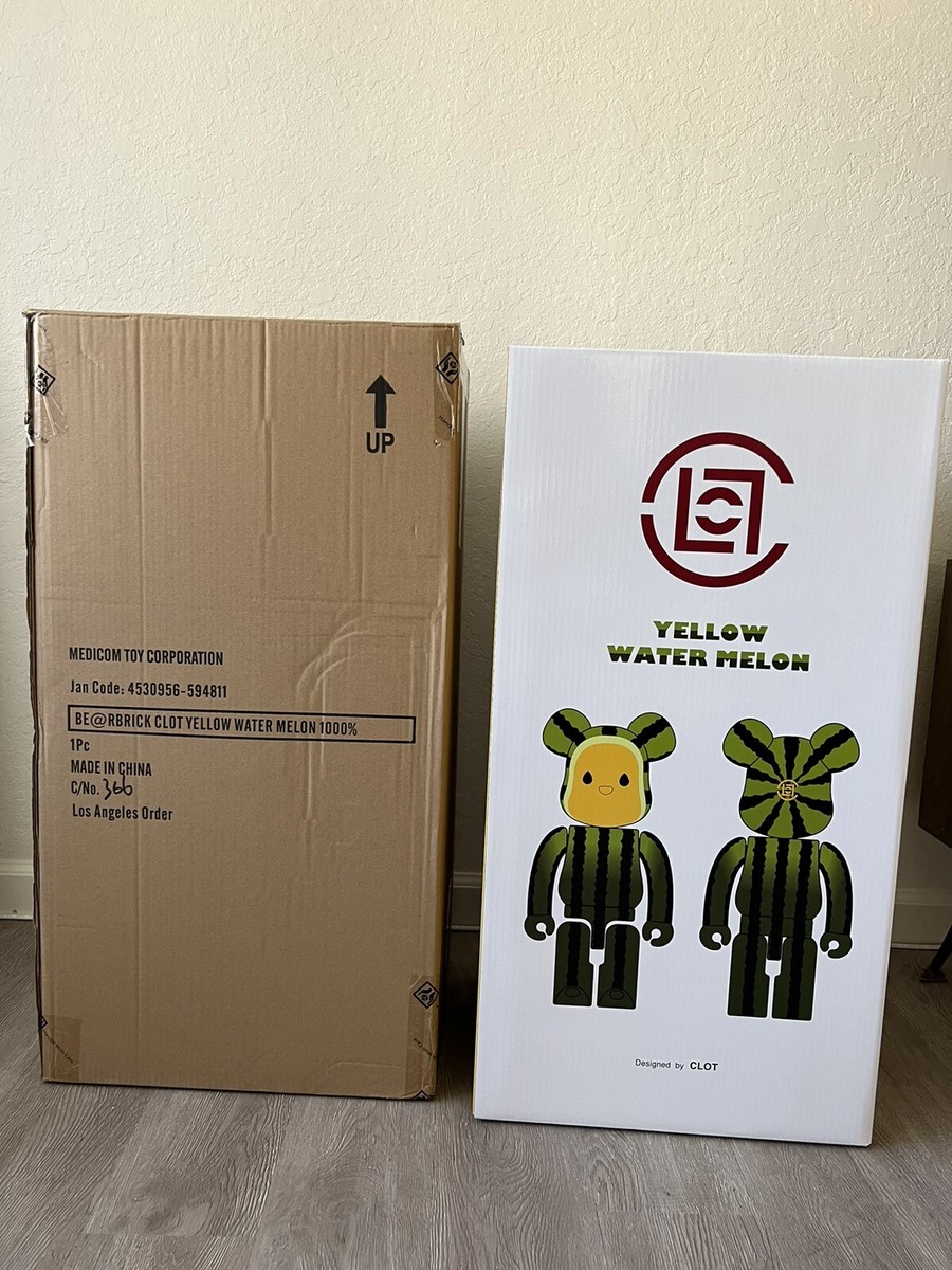 MEDICOM TOY -  【新品】BE@RBRICK YELLOW WATERMELON 1000% Medicom Toy BEARBRICK CLOT Summer Fruits Yellow Watermelon