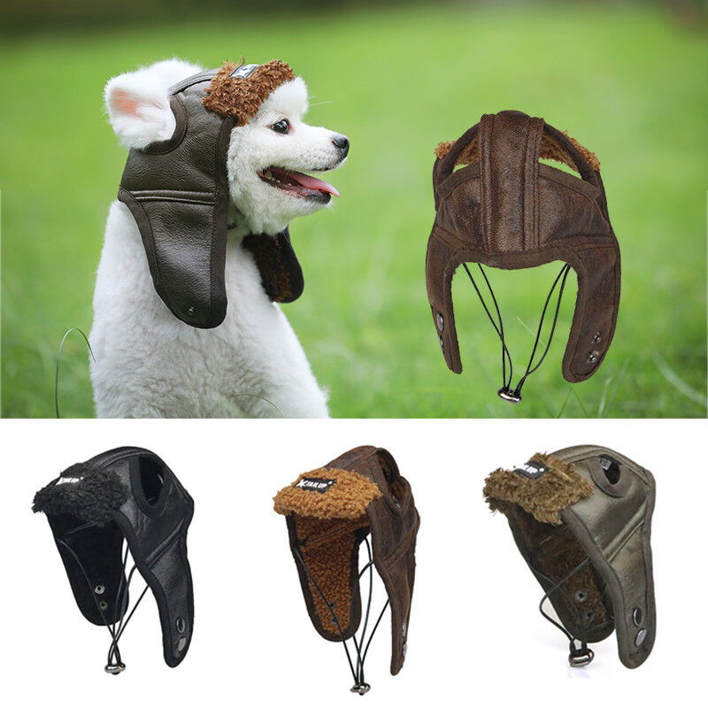 Pet Dog Ridding Winter Windproof Helmets Cap Puppy Bike Motorcycle Hat Helmet - Surfavenuemall