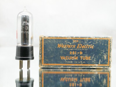 1x Western Electric 231-D - CV2584 Triode Röhre Tube 1929 1x Western Electric 231-D - CV2584 Triode Röhre Tube 1929