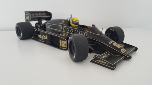 AYRTON SENNA LOTUS RENAULT 98T 1986 ORIGINAL VON MINICHAMPS 1:18 - Bild 4 von 7