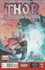 THOR GOD OF THUNDER #21 F/VF, Marvel Comics 2014 Stock Image