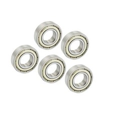 5 PCS 6002ZZ Deep Groove Ball Bearings 15x32x9mm Double Shielded Metal