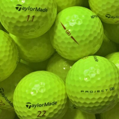 36 Golfbälle Taylor Made Project (a) Gelb AA/AAA Qualität Lakeballs Bälle
