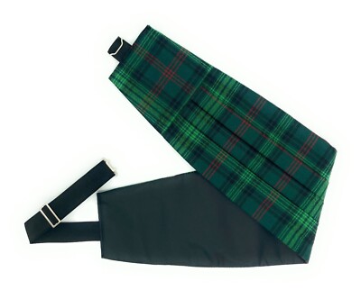 Herren Reine Wolle Ross Jagd Tartan Kummerbund - Hergestellt in Schottland