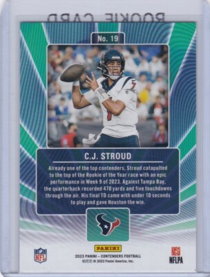 rare cj stroud rookie card C.J. STROUD ROOKIE CARD Leaf Metal RARE STATE PRIDE RC Ohio Football CJ  TEXANS!