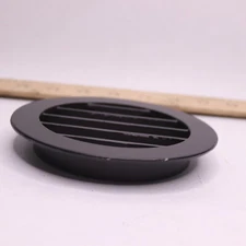 Calimaero Extractor Fan Air Vent Cover Black 100mm WSGB100 for Walls