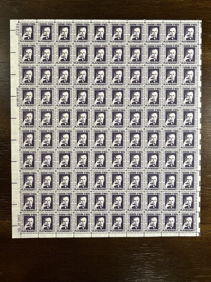 1294 US Mint Sheet, $1.00 Eugene O’neill, Author, Mint NH - Image 2 of 3