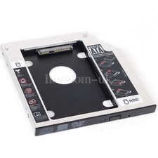 2nd SATA HD SSD Hard Drive Caddy for Dell Latitude E6400 E6410 E6500 M2400 M4400