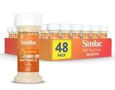 	Similac 360 Total Care Sensitive Formula Ready to Feed 2-fl-oz Bottle 48 Pack	