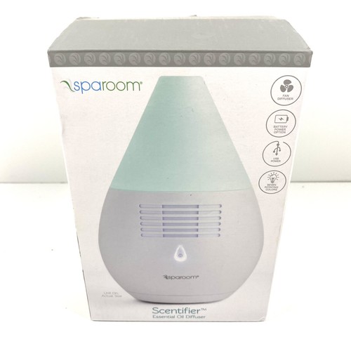 SpaRoom Scentifier Fragrance Diffuser in White w/ Lighting BRAND NEW