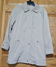 Vtg Fitz-wright New York London Paris Milan Dressy All Weather Trench Coat M
