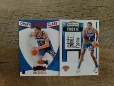 2021 Panini Contenders Basketball Obi Toppin Red Draft Class And Rookie Patch