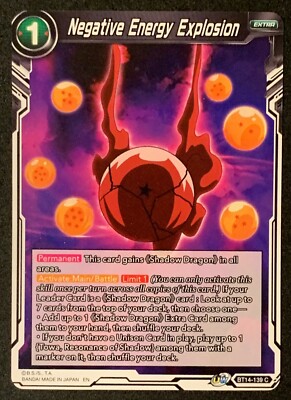 Negative Energy Explosion | BT14-139 C | Cross Spirits | Dragonball Super TCG