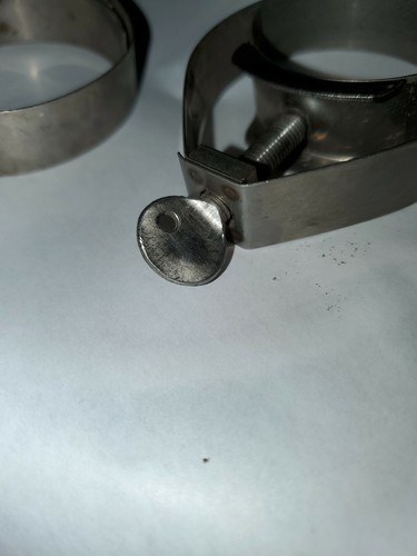 2 Hose Clamps Wittek TROG Period Correct War Bird Hot/Rat Rod 1342A2154-13 - Picture 8 of 9