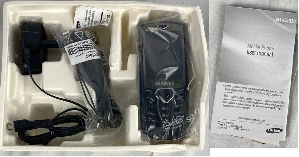 Samsung GT-C3630 (Grey/Black) Unlocked- 1.3MP Camera (100% Genuine Mobile Phone) - Image 4 of 4