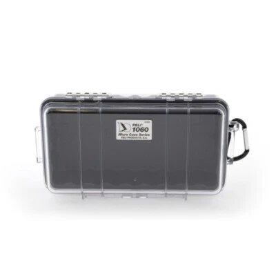 PELI CASE Peli Micro Case 1060 transparent schwarzer Einsatz Kamerakoffer Fotokoffer NEU