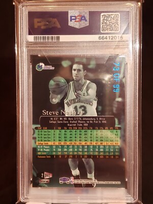 1998 Flair Showcase Legacy Collection #d/99 Row 2 STEVE NASH PSA 6 