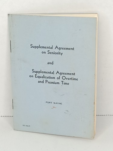 Vintage 1968 International Harvester & Union Production & Maintenance Contract - Picture 11 of 11