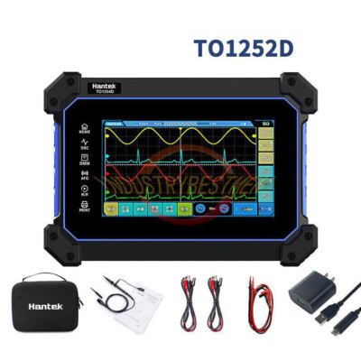 Hantek TO1252D 2CH 250MHz Handheld Digital Tablet Oscilloscope Signal Generator