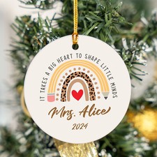 Personalized Teacher Ornament Teacher, Teacher Appreciation Christmas Ornaments