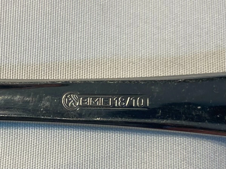 BMF Perlrand 6 Suppenlöffel 18/10 Edelstahl 19,5 cm Besteck Vintage - Bild 4 von 4