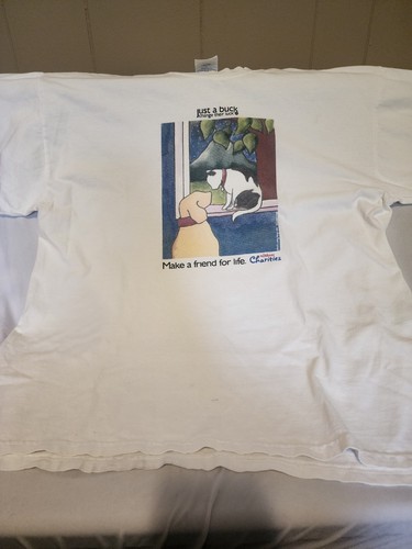 Petsmart Charities Dog And Cat 2004 Shirt White Sz Mens XL